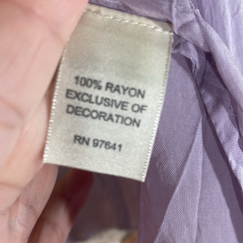 J.JILL Light Purple Embroidered Blouse Size Medium
100 Rayon - Picture 8 of 9